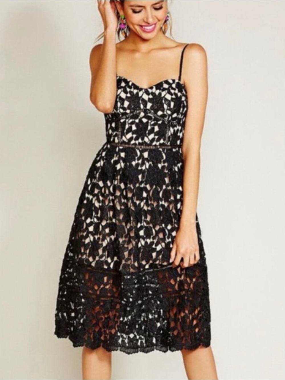 Gianni Bini Lace Midi Dress NWT $139